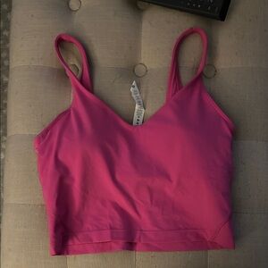 Lululemon align sports tank in sonic pink sz 8